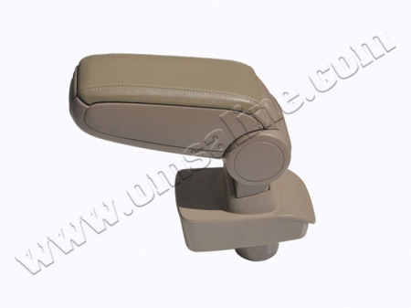 Ford Fiesta (09–) Подлокотник с боксом, бежевый (Abs - кожзам.)