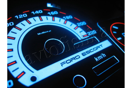 Ford Escort MK5 и MK6 светодиодные шкалы (циферблаты) на панель приборов