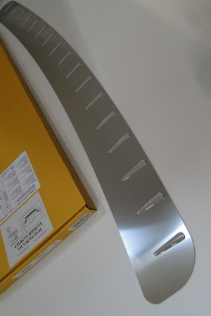 BMW X6 E71 (08-) накладка на задний бампер матовая с надписью, к-кт 1шт.