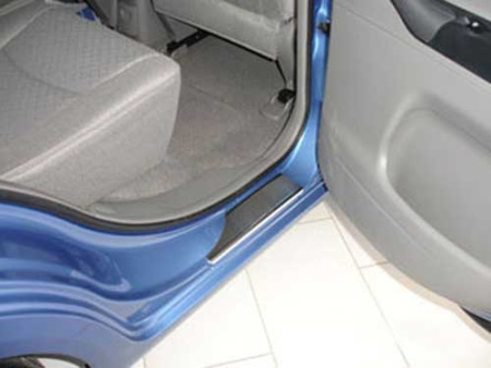 Chevrolet Rezzo (04-) накладки на внутренние пороги, к-кт 4шт.