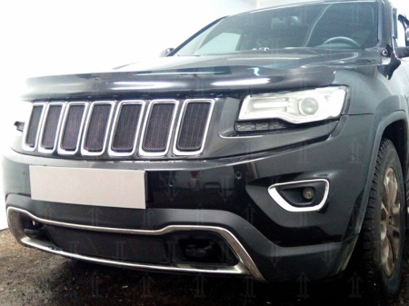 Jeep Grand Cherokee (13–) Защита радиатора, чёрная, низ
