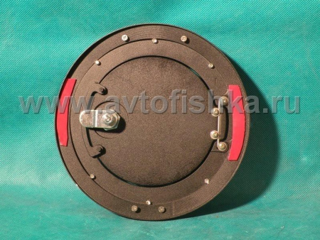 Hummer H3 (05-) крышка лючка бензозаливной горловины, с замком и логотипом "HUMMER", черная