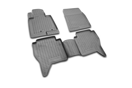Коврики в салон MITSUBISHI Pajero IV 2006->, 4 шт. (полиуретан)