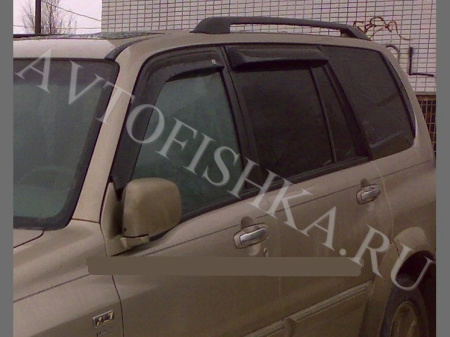 Дефлекторы боковых окон 4 части темные Suzuki Grand Vitara XL7 2001-2006