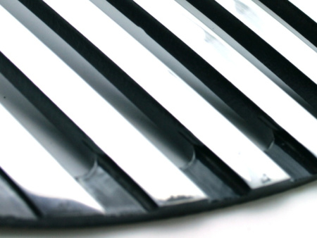 Ford Explorer Sport Truck (06-) накладки на решетки радиатора и переднего бампера алюминиевые, горизонтальный дизайн, комплект - 4 шт.