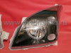 Toyota Land Cruiser Prado 120 (02-09) фары передние черные под корректор, со светящимися ободками, комплект 2 шт.