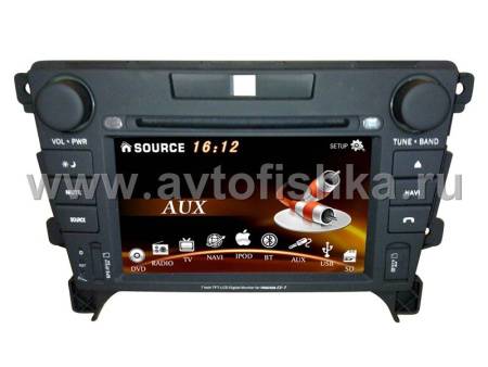 Mazda CX7 (07-) автомагнитола с 7 дюймовым HD экраном, GPS навигацией