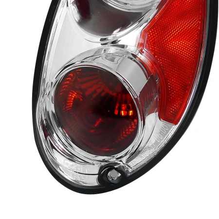 Chrysler PT Cruiser (2001-2005) фонари задние красно-хромированные Altezza стиль