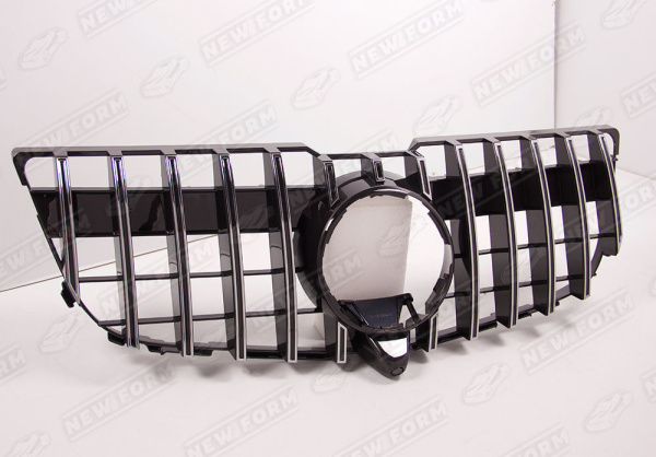 Mercedes-Benz GLK-Klasse X204 рестайлинг 2012 - 2015 Решетка радиатора AMG GT хром под камеру