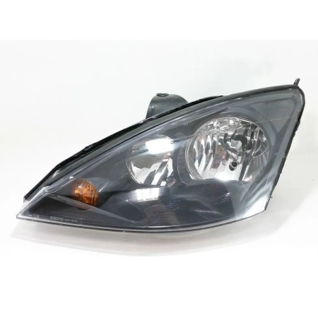 Ford Focus 1 (98-04) Europe+USA фары передние черные зеркальные, комплект 2 шт.