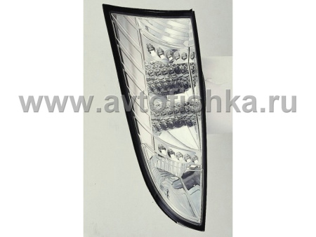 Ford Focus 1 (98-05) 5 дв. хэтчбек фонари задние светодиодные хромированные, комплект 2 шт.