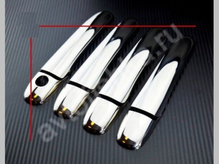 Volkswagen Sharan (1997-2011) накладки на ручки дверей из нержавеющей стали, 4 шт.