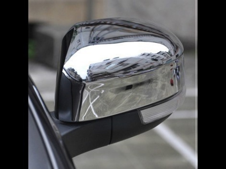 Ford Mondeo (2007-), Focus 3 хромированные декоративные накладки на боковые зеркала, комплект 2 шт.