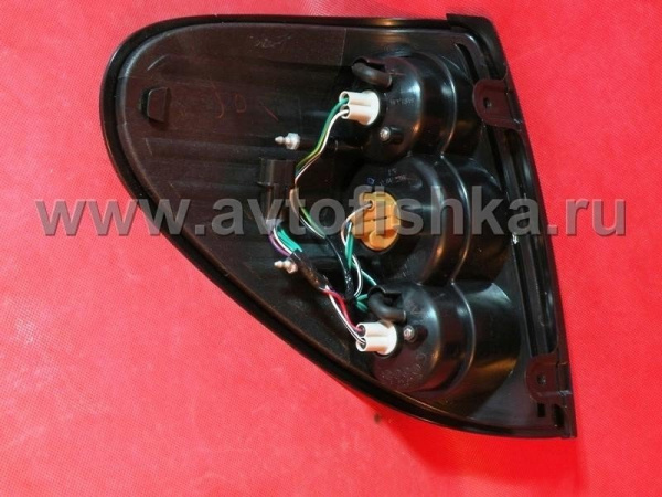 Mitsubishi L200 Triton фонари задние светодиодные черные, комплект 2 шт.