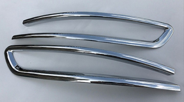 Skoda Kodiaq (16–) Накладка на задние противотуманные фары, ABS хром, 2 части