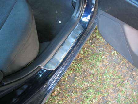 Hyundai Elantra 4 (07-) накладки на внутренние пороги, к-кт 4шт.