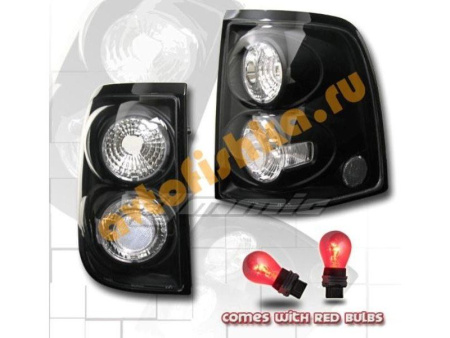 Ford Explorer (02-05) USA фонари задние черные, комплект 2 шт.