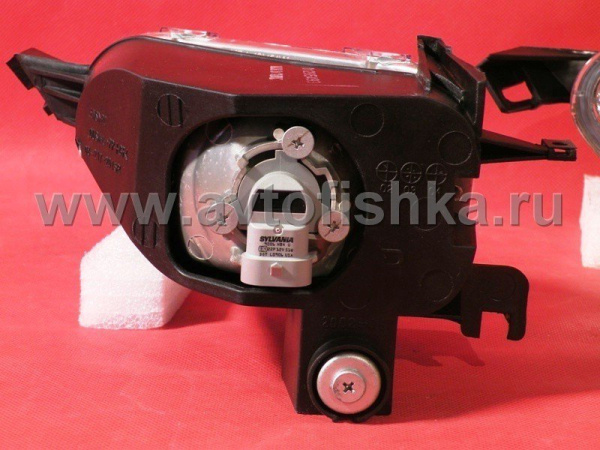 Honda CR-V II (01-03) фары передние противотуманные зеркальные хромированные, установочный комплект