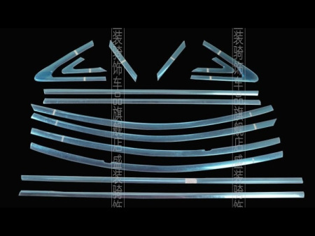Chevrolet Cruze (2008-) наружние молдинги окон дверей из нержавеющей стали, комплект 14 предметов