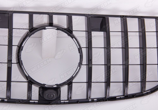 Mercedes-Benz GLE-Klasse W166 2015 - 2018 Решетка радиатора AMG GT черная на бампер 6.3 AMG