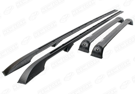 Land Rover Discovery 3 поколение 2004 - 2009 Комплект рейлинги и поперечины для Land Rover Discovery 3 чепные