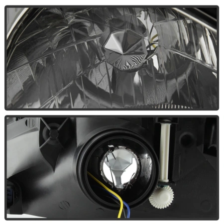 Ford Focus 1 (2000-2004) передние фары хромированные штатные