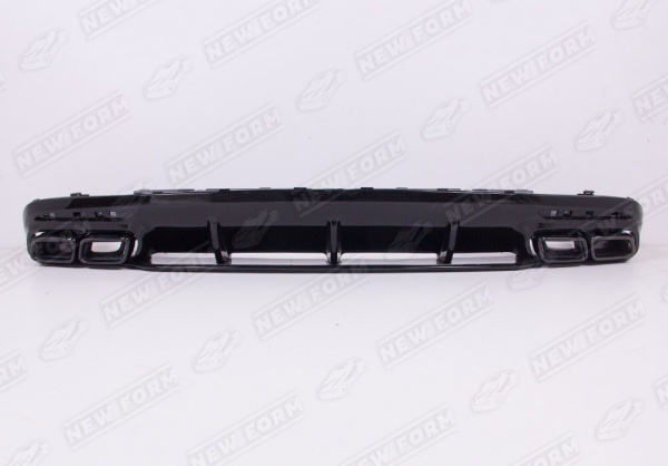 Mercedes-Benz S-Klasse C217 рестайлинг 2017 - н.в. Диффузор с насадками 6.3S AMG черный