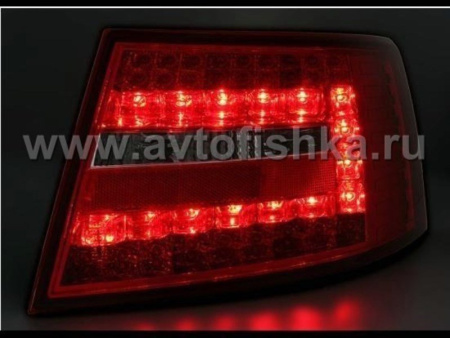 Audi A6 (05-) фонари задние светодиодные тонированные, комплект 2 шт.