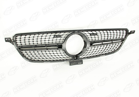 Mercedes-Benz GLE-Klasse W166 2015 - 2018 Решетка радиатора Diamond Sport серебро