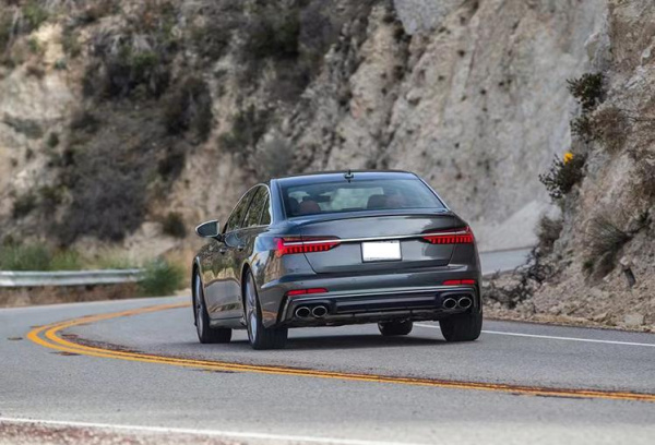 Диффузор S6 с насадками для Audi A6 2019+ S-line