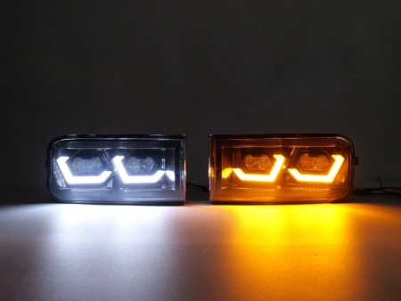 Toyota Land Cruiser 200 (2008-2011) противотуманные фары диодные с динамическими поворотниками