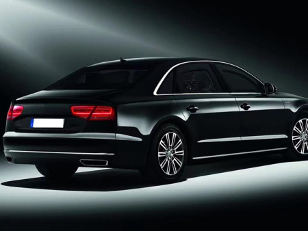 Диффузор A8 W12 с насадками для Audi A8 2011-2014
