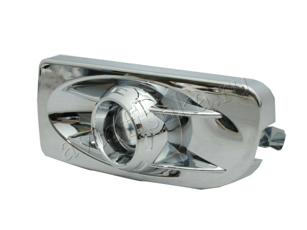Toyota Land Cruiser 100 фары противотуманные линзовые хромированные, комплект 2 шт.