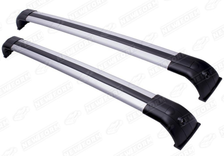 Land Rover Discovery 3 поколение 2004 - 2009 Поперечины серебристые