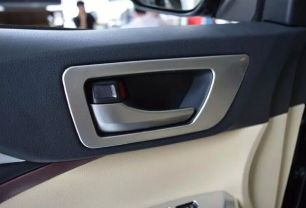 Toyota Highlander (14–) Окантовка внутренних дверных ручек, 4 части, хром