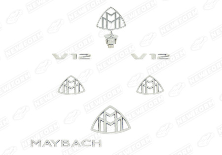 Mercedes-Benz S-Klasse X222 2014 - 2017 Эмблемы комплект