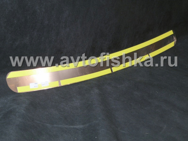 Chevrolet Cruze (08-) накладка на задний бампер с силиконовыми вставками, к-кт 1шт.