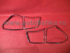 Lexus RX330, 350, 400h (03-08) накладки на задние фонари хромированные, комплект 2 шт.