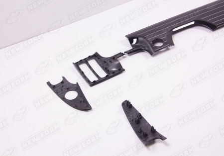 Mercedes-Benz S-Klasse W223 2020 - н.в. Накладки на панель стиль Maybach черный