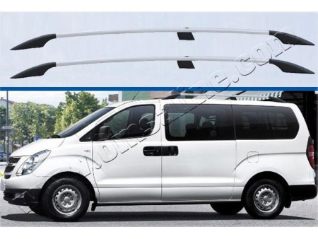 Hyundai H1 Starex (2007-) рейлинги с алюминиевыми ножками