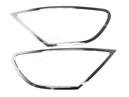 BMW 7 E65, E66 декоративные накладки на задние фонари хромированные.