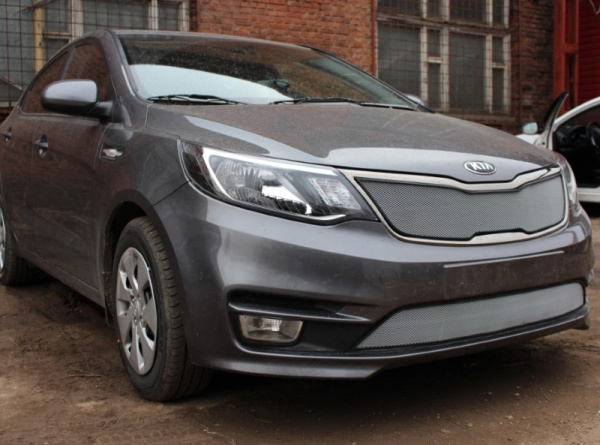Kia Cee'd (15–) Защита радиатора, хром, низ