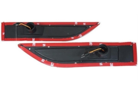 Chevrolet Cruze желтые светодиодные повторители поворотов на крылья, комплект 2 шт.