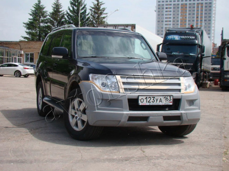 Mitsubishi Pajero 4 (06 – 15) бампер передний Broomer Design (в сборе)