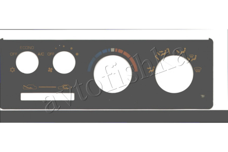 Mitsubishi Pajero 1991-1999 светодиодные шкалы (циферблаты) на климат