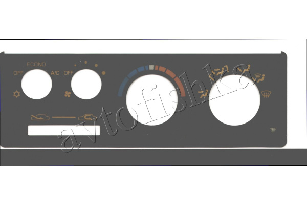 Mitsubishi Pajero 1991-1999 светодиодные шкалы (циферблаты) на климат