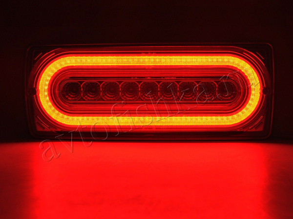 Mercedes G-Klasse W463 (97-) фонари задние светодиодные тонированные, комплект 2 шт.