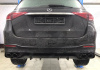 Mercedes-Benz GLE-Klasse V167 рестайлинг 2023 - н.в. Диффузор заднего бампера с насадками на глушитель 5.3 AMG черный