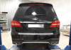Mercedes-Benz GLS-Klasse X166 2015 - 2019 Бампер задний 6.3 AMG в сборе с диффузором и насадками
