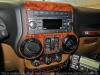 Декоративные накладки салона Jeep Wrangler 2011-н.в. АКПП.